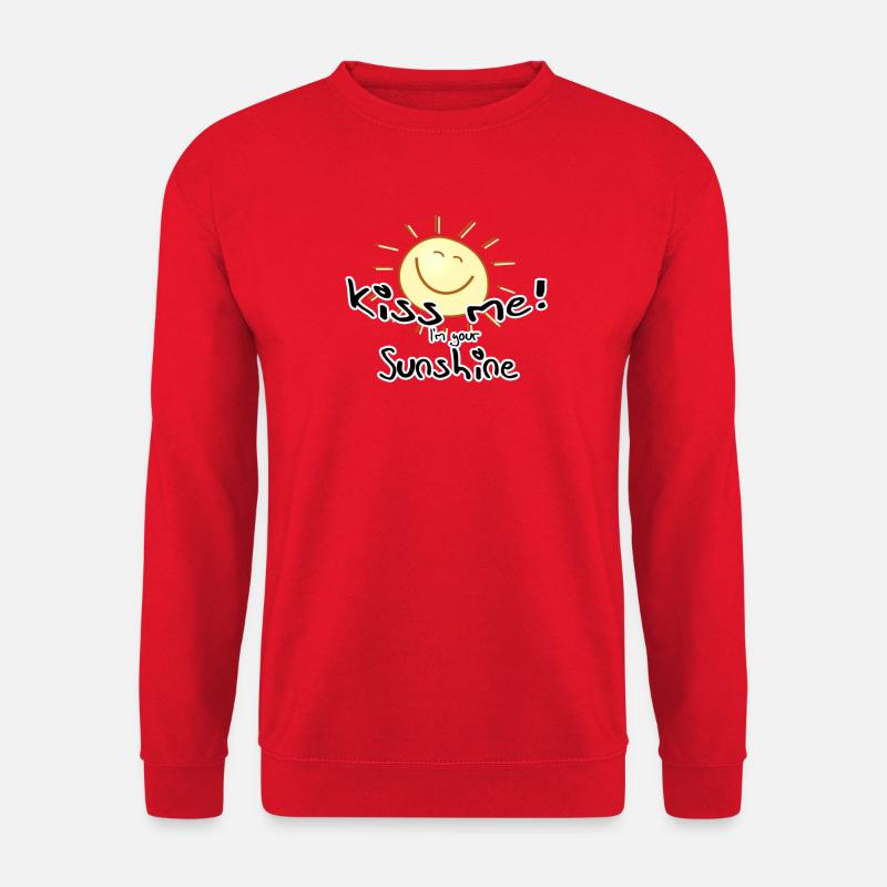 Geschenk Liebe Sommer Frühling - Unisex Pullover - Rot