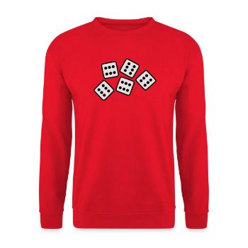 Dice - 30 ans Anniversaire - Sweat-shirt Unisexe - rouge - Devant - Alina (178cm) & Michal (187cm)