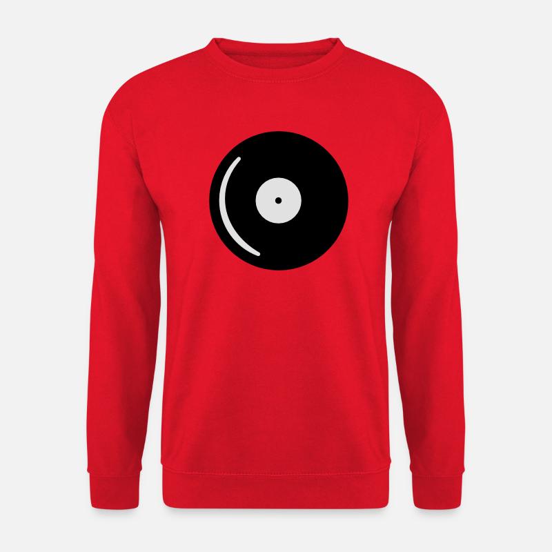 Langspielplatte - Unisex Pullover - Rot