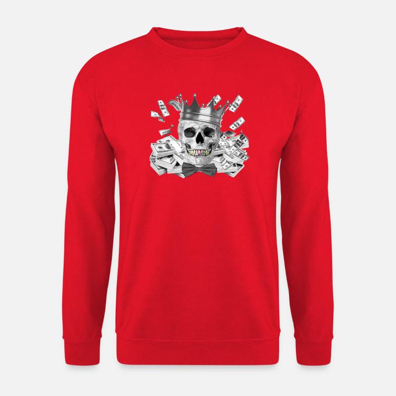 Skull - Unisex Sweatshirt - red