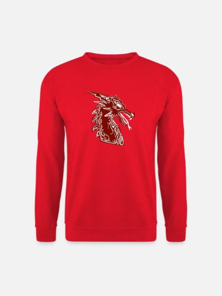 Drachen - Unisex Pullover - Rot