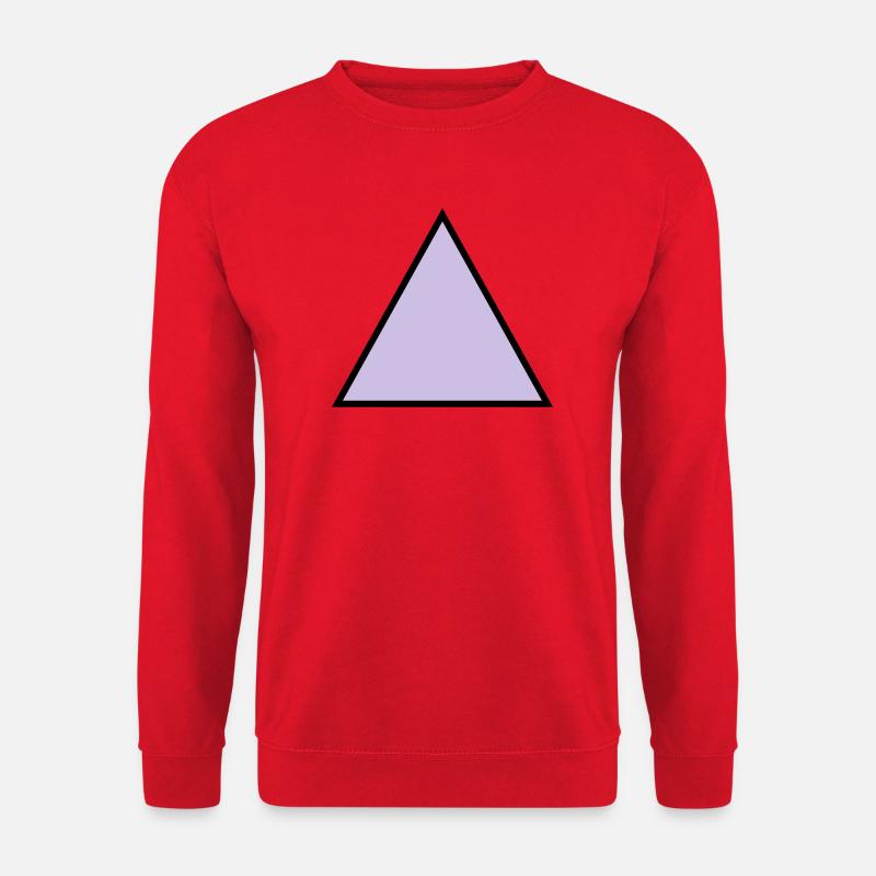 forme de triangle hippie triangle - Sweat-shirt Unisexe - rouge