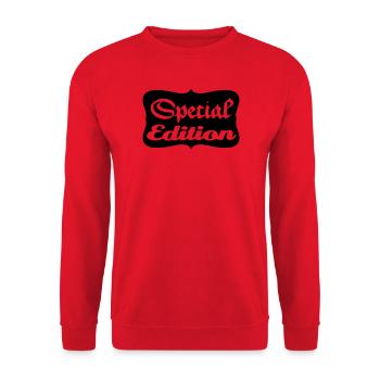 special edition tuner tuning custom bobber sticker - Unisex Pullover - Rot - Vorne - Alina (178cm) & Michal (187cm)