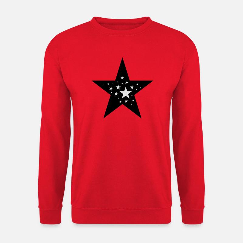 Sterne - Unisex Pullover - Rot