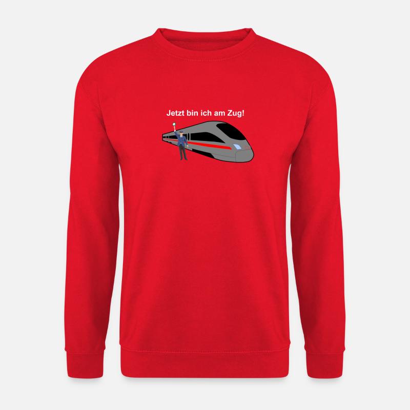 Jetzt bin ich am Zug! - Unisex Pullover - Rot