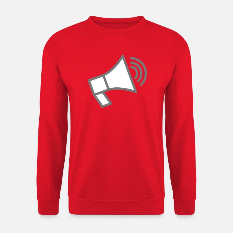 Lautsprecher speacker - Unisex Pullover - Rot