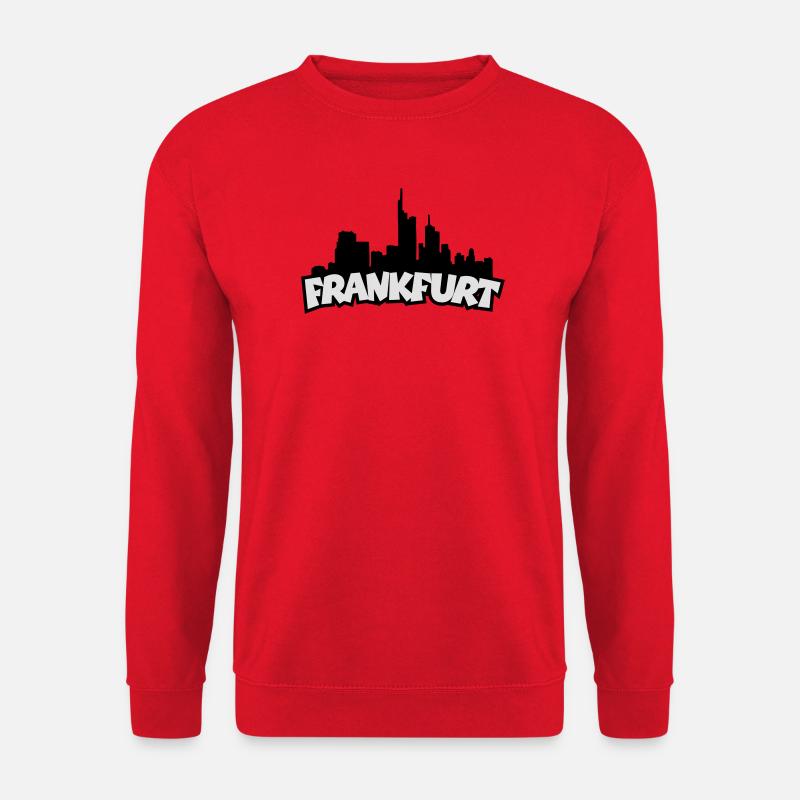Frankfurter Skyline Frankfurt Logo - Unisex Pullover - Rot