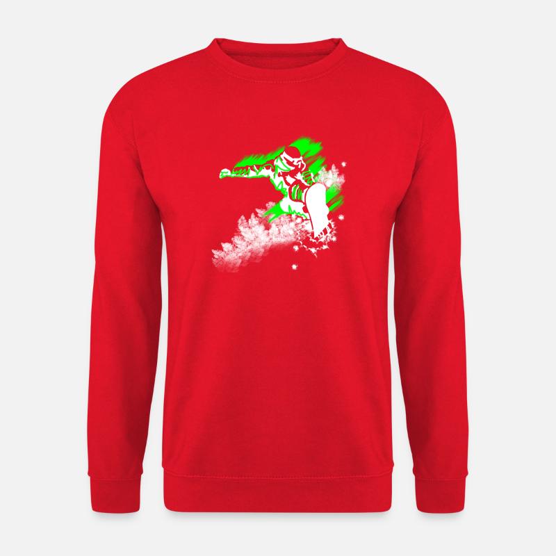 Snowboarder - Unisex Pullover - Rot