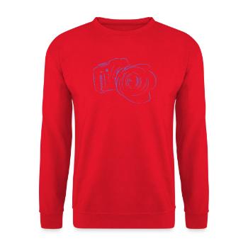 caméra - Sweat-shirt Unisexe - rouge - Devant - Alina (178cm) & Michal (187cm)