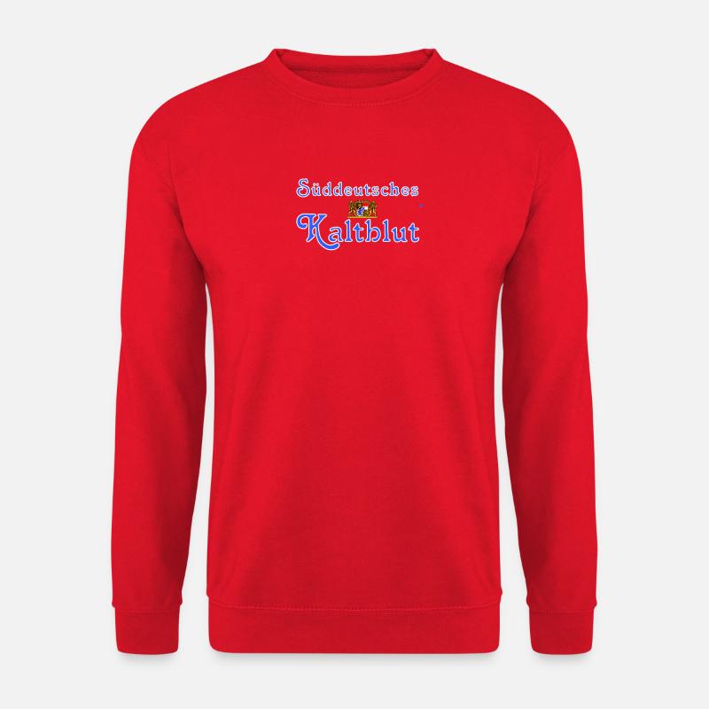 sueddeutscheskaltblutmitbayernwappen - Unisex Pullover - Rot