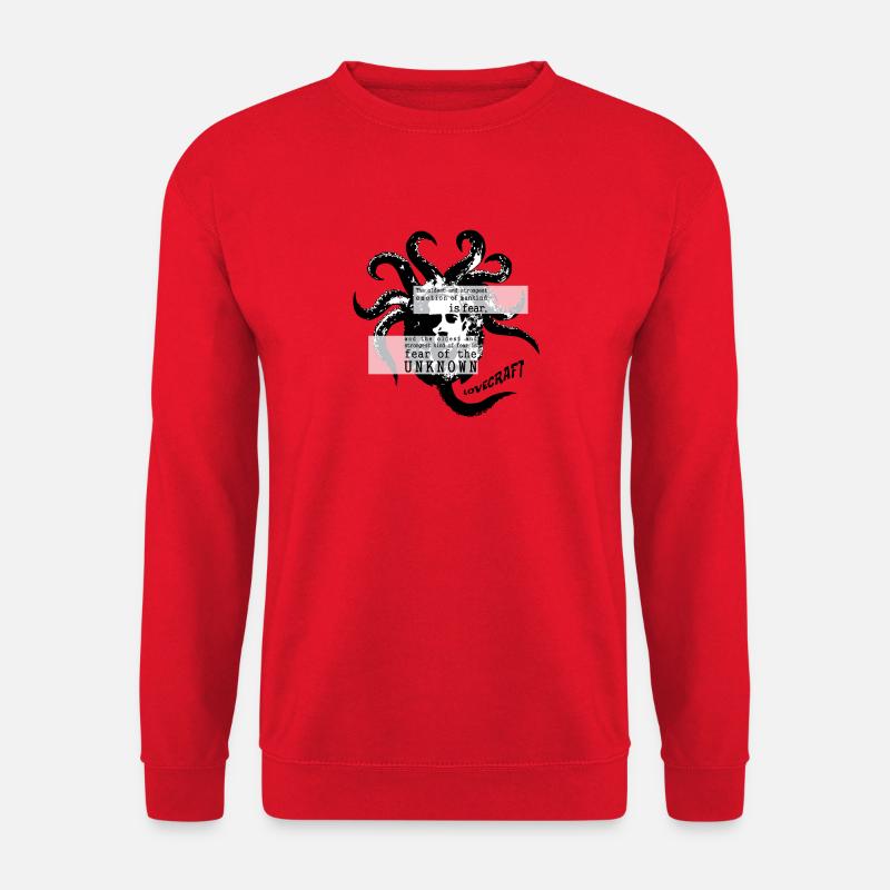 H.P. Lovecraft / Cthulhu - Unisex Pullover - Rot