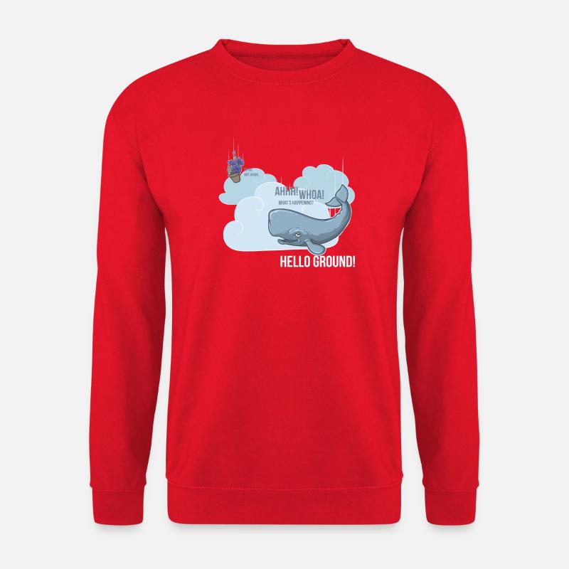Whale & Petunia - Unisex Pullover - Rot