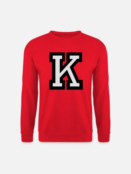 Buchstabe K - Unisex Pullover - Rot