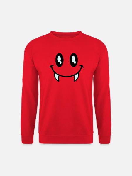 kleines monster smiley - Unisex Pullover - Rot