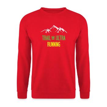 Trail Running et Ultra Running - Sweat-shirt Unisexe - rouge - Devant - Alina (178cm) & Michal (187cm)
