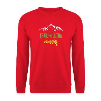 Trail Running et Ultra Running - Sweat-shirt Unisexe - rouge - Devant - Alina (178cm) & Michal (187cm)