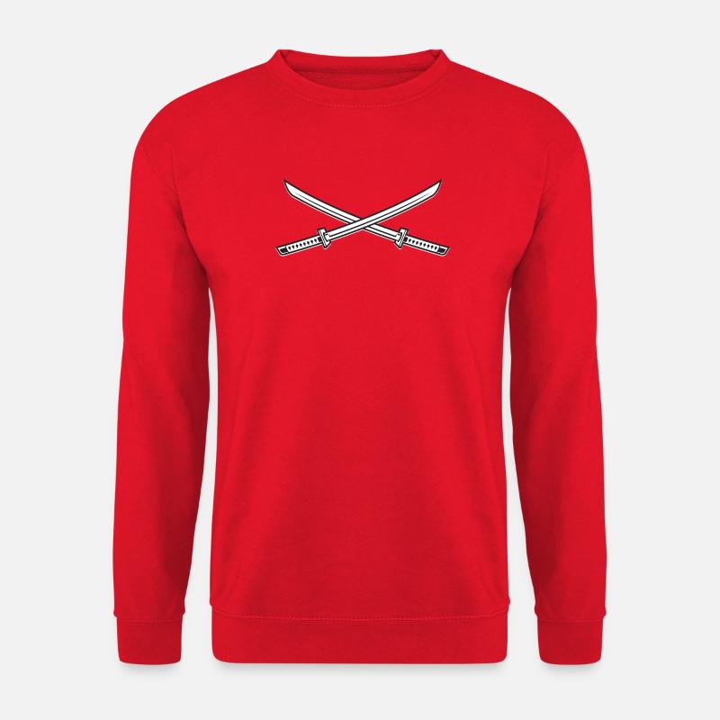 Samurai épée - L’épée Ninja - Sweat-shirt Unisexe - rouge