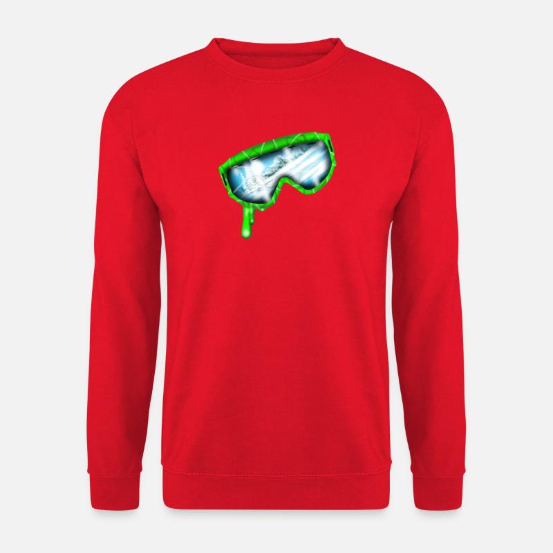 Skibrille - Unisex Pullover - Rot
