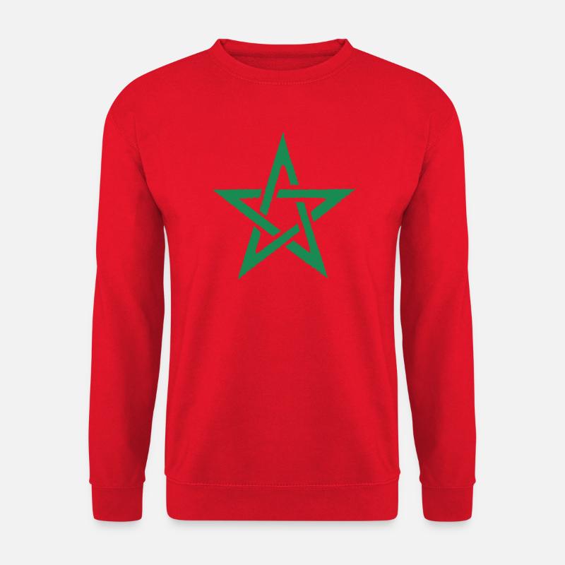 Marokko - Marok - morocco - maroque - Unisex Pullover - Rot
