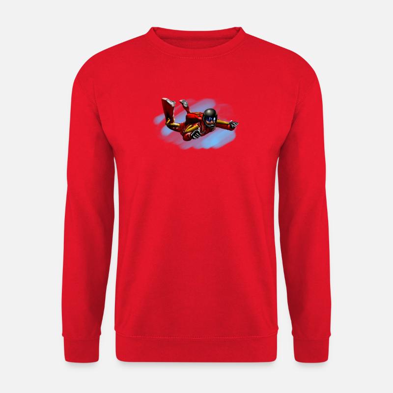 skydiver - Unisex Pullover - Rot