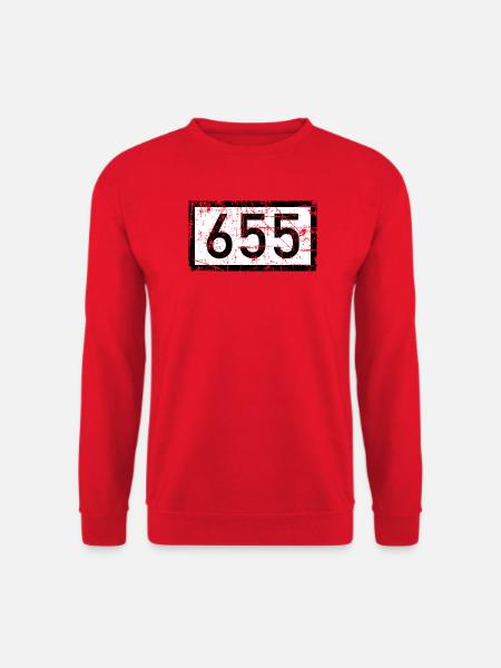 Rheinkilometer 655 Bonn am Rhein (Vintage) - Unisex Pullover - Rot