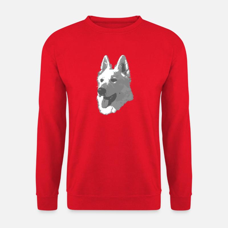 Berger Blanc Suisse - Unisex Pullover - Rot