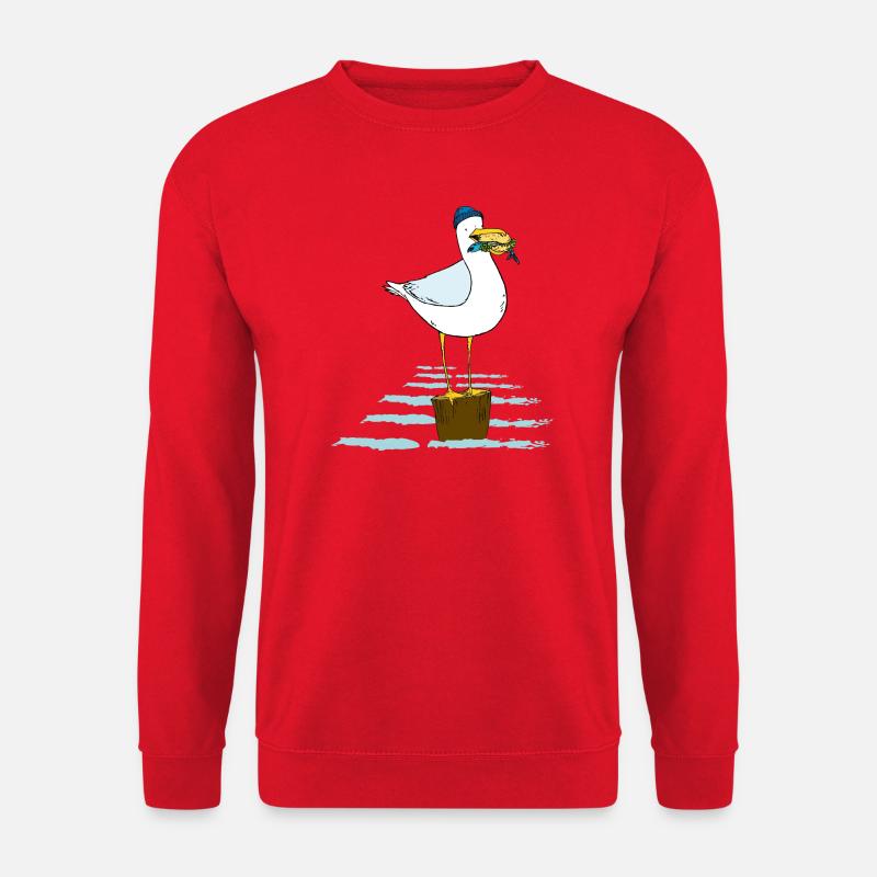 Möwe - Unisex Pullover - Rot