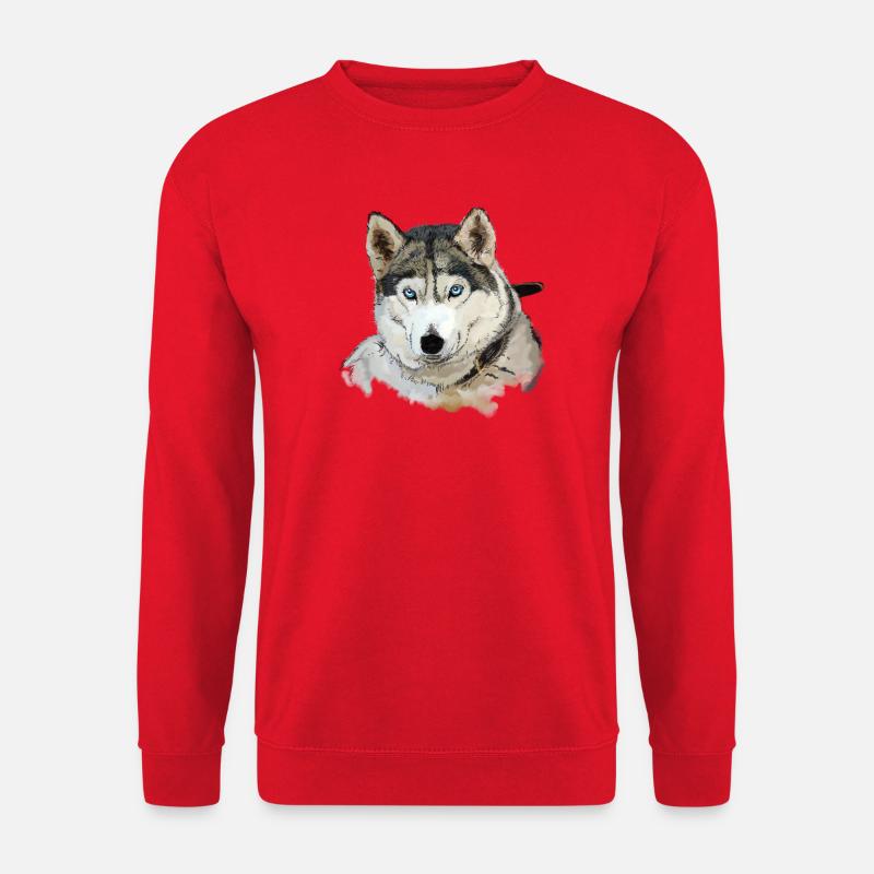 Husky - Unisex Pullover - Rot