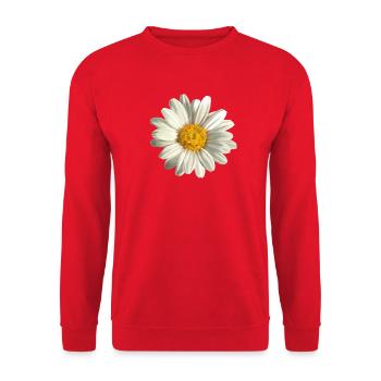 chamomile - Unisex Sweatshirt - red - Front - Alina (178cm) & Michal (187cm)