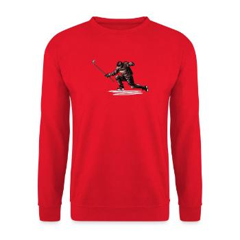 goal - Unisex Sweatshirt - red - Front - Alina (178cm) & Michal (187cm)