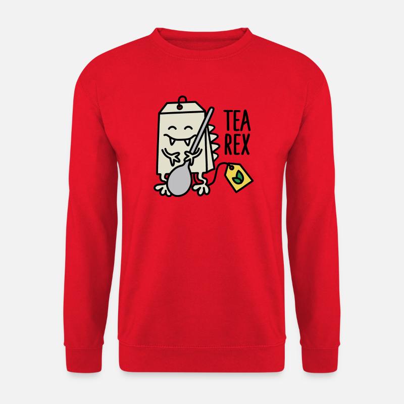 Tea Rex ( T-rex ) - Unisex Sweatshirt - red