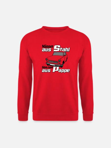 , DDR Kult , Männer aus.... (25) - Unisex Pullover - Rot