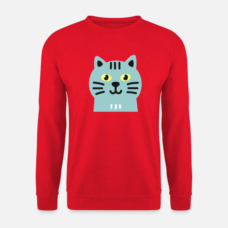 Süsse Katze - Unisex Pullover - Rot