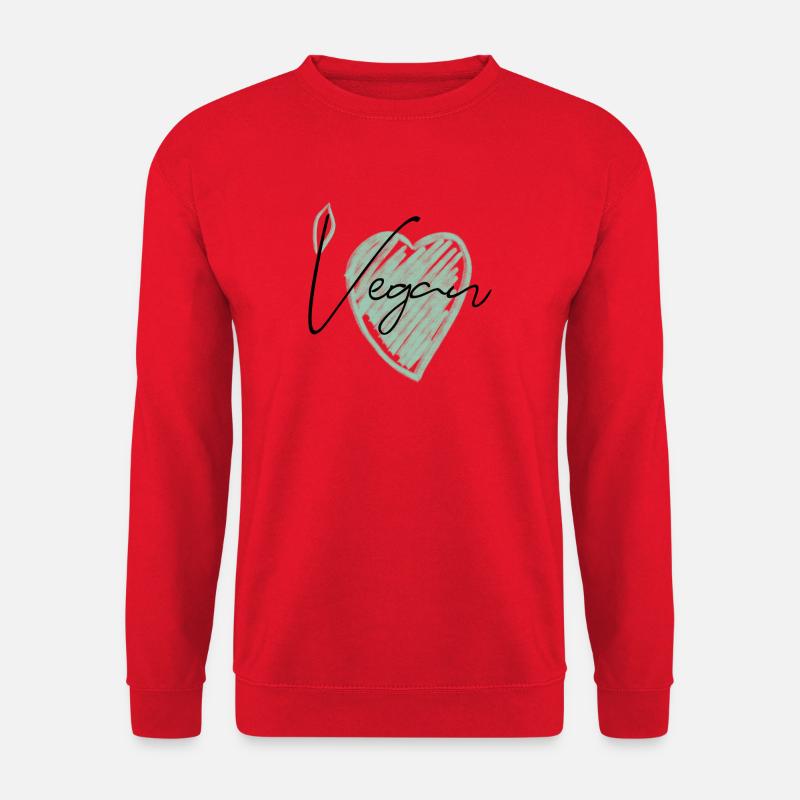 Vegan - Unisex Pullover - Rot