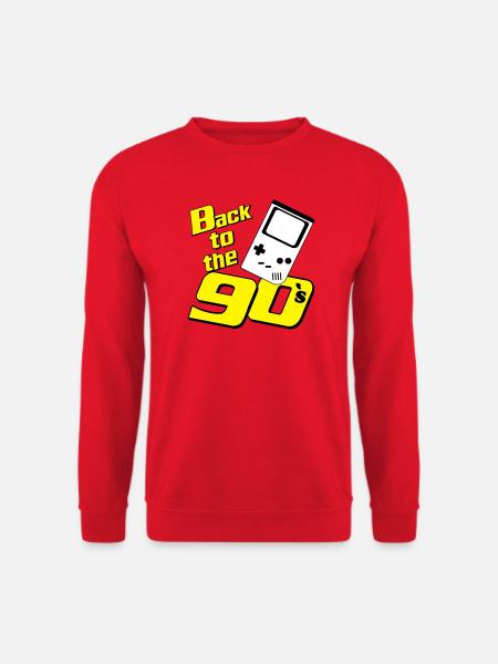 90er Party , Mottoparty , 90er Retrogame (25) - Unisex Pullover - Rot