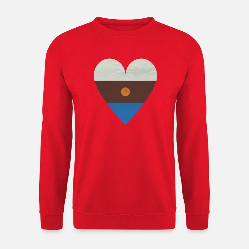 4 Elemente - Unisex Pullover - Rot