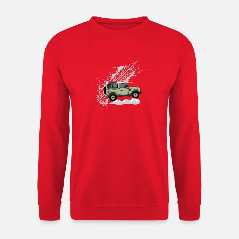 Defender 90 Splash - Unisex Pullover - Rot