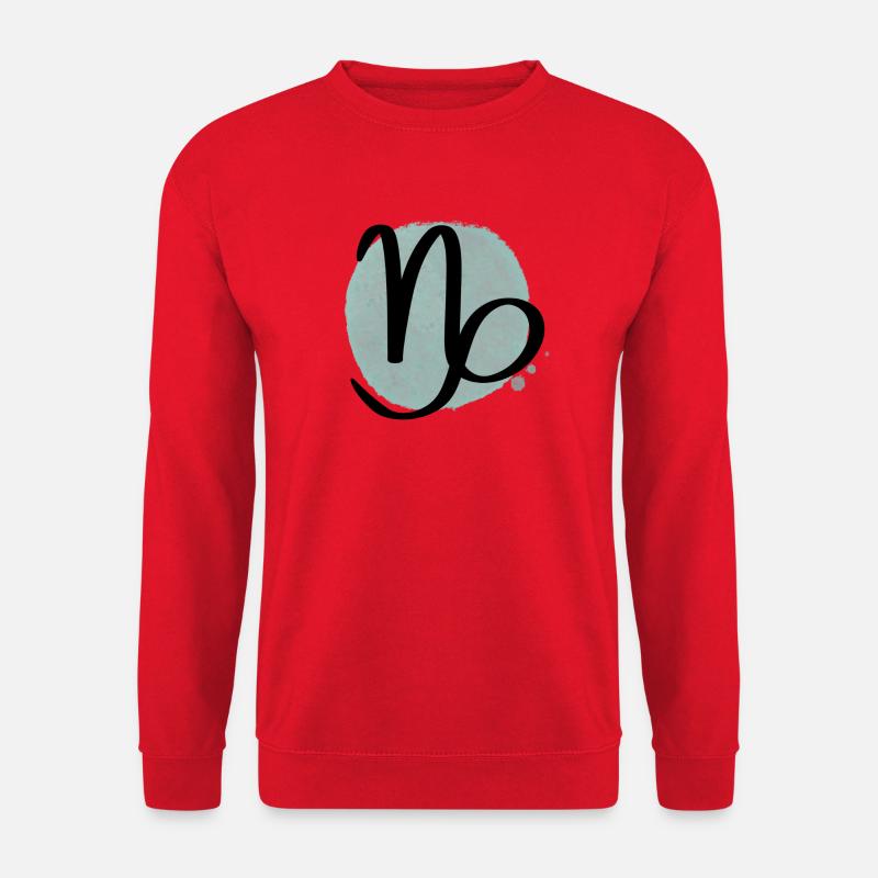 Sternzeichen Steinbock - Unisex Pullover - Rot