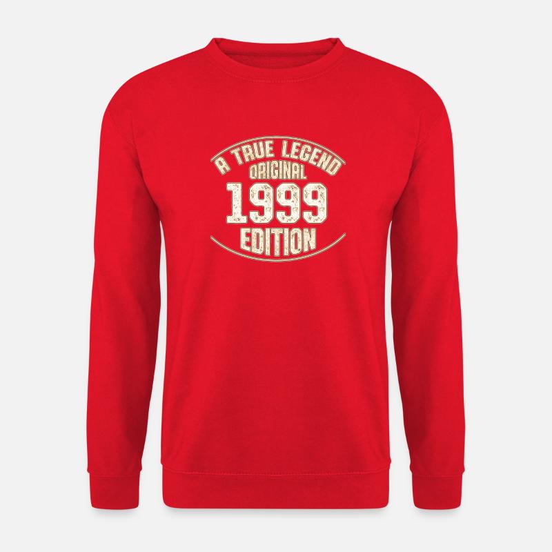 1999 Geburtsjahr - Unisex Pullover - Rot