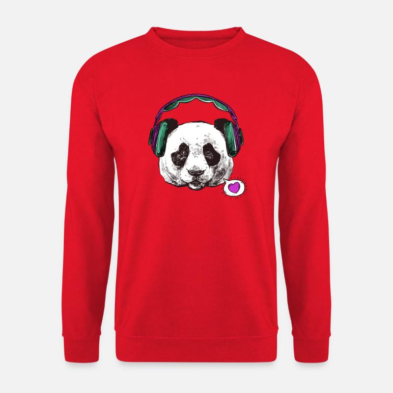 Panda pregnancy - Unisex Sweatshirt - red