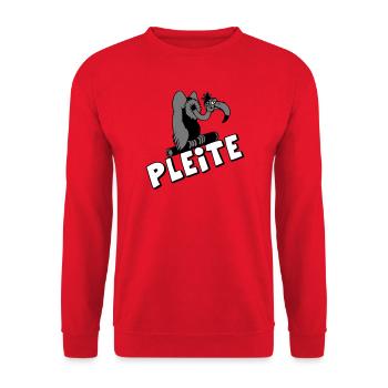 Plesiosaur Pleite Cartoon - Unisex Pullover - Rot - Vorne - Alina (178cm) & Michal (187cm)