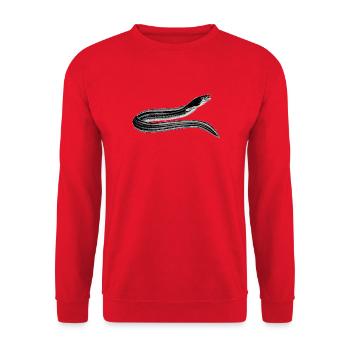 eel - Unisex Sweatshirt - red - Front - Alina (178cm) & Michal (187cm)