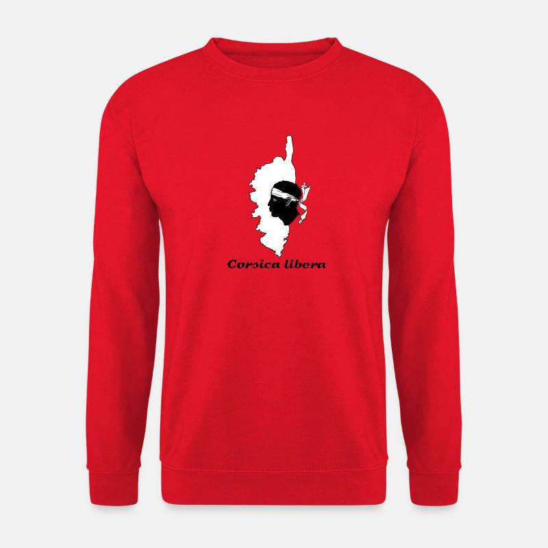 Korsika - Unisex Pullover - Rot