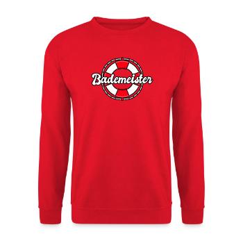 Bademeister - Unisex Pullover - Rot - Vorne - Alina (178cm) & Michal (187cm)
