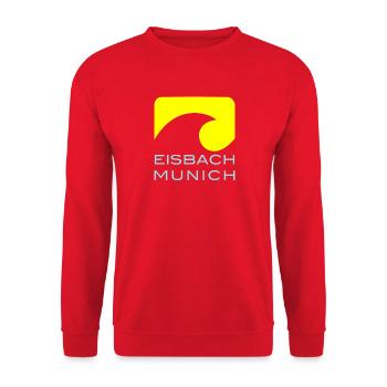 Munich Eisbach - Unisex Pullover - Rot - Vorne - Alina (178cm) & Michal (187cm)