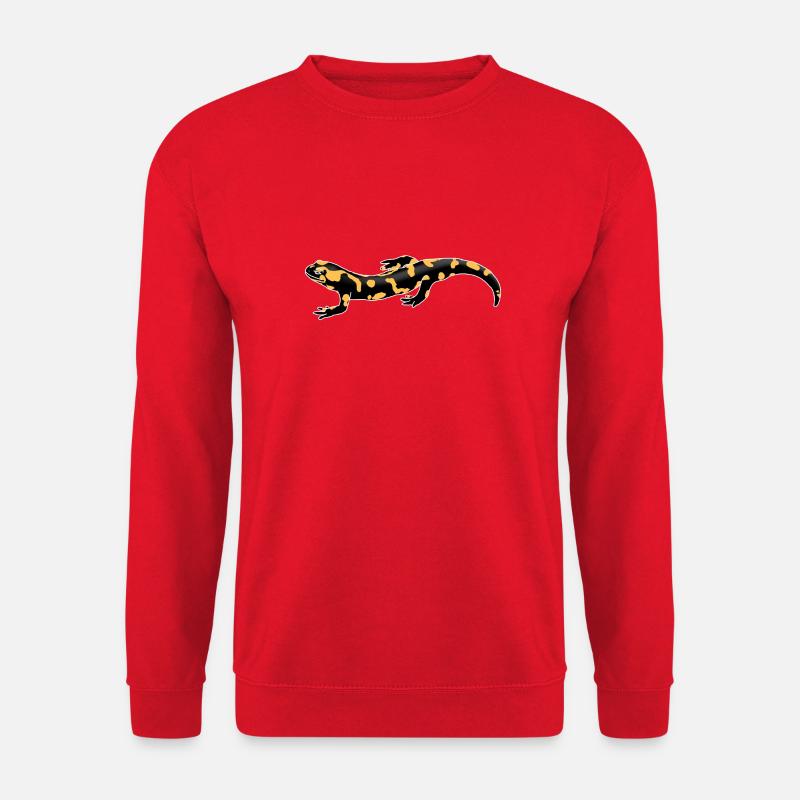 salamandra plamista - Bluza unisex - czerwony