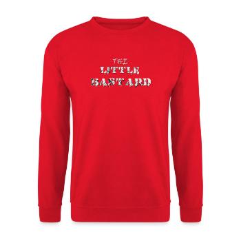 Little Rebel Typography - Unisex Sweatshirt - red - Front - Alina (178cm) & Michal (187cm)