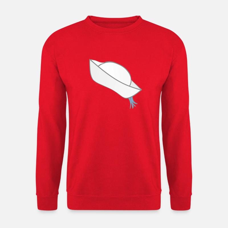 beste sommermode mann, matrosenmütze - Unisex Pullover - Rot