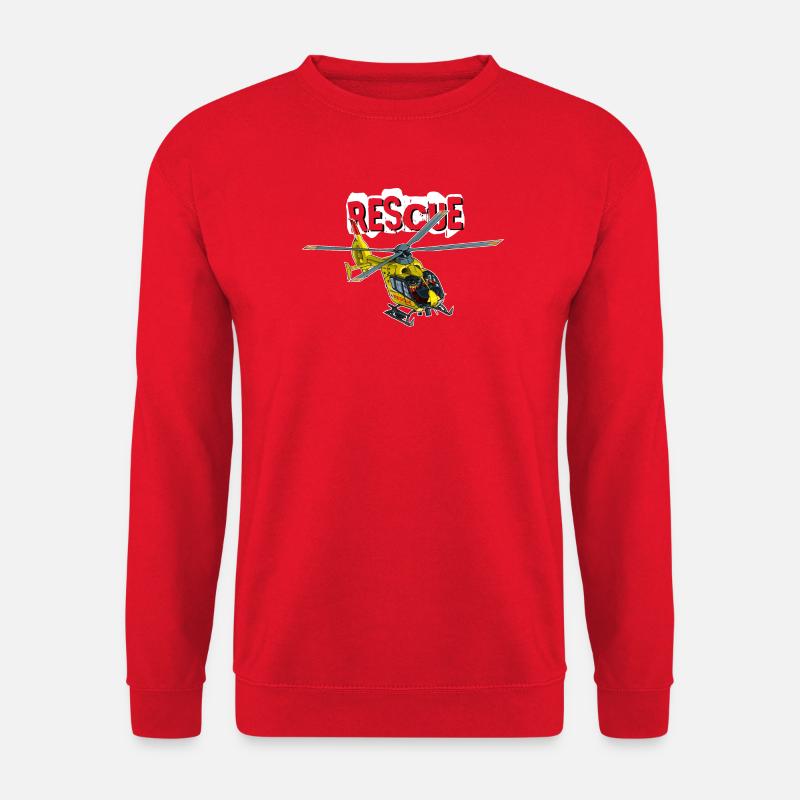 Hubschrauber Rettung - Unisex Pullover - Rot