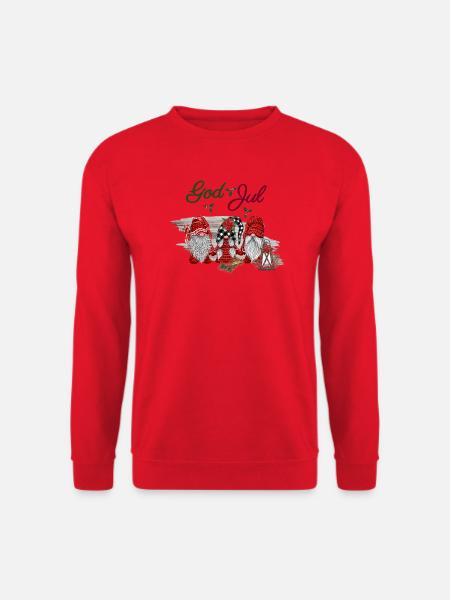 Dieu jul Joyeux Noël Noël Design - Sweat-shirt Unisexe - rouge